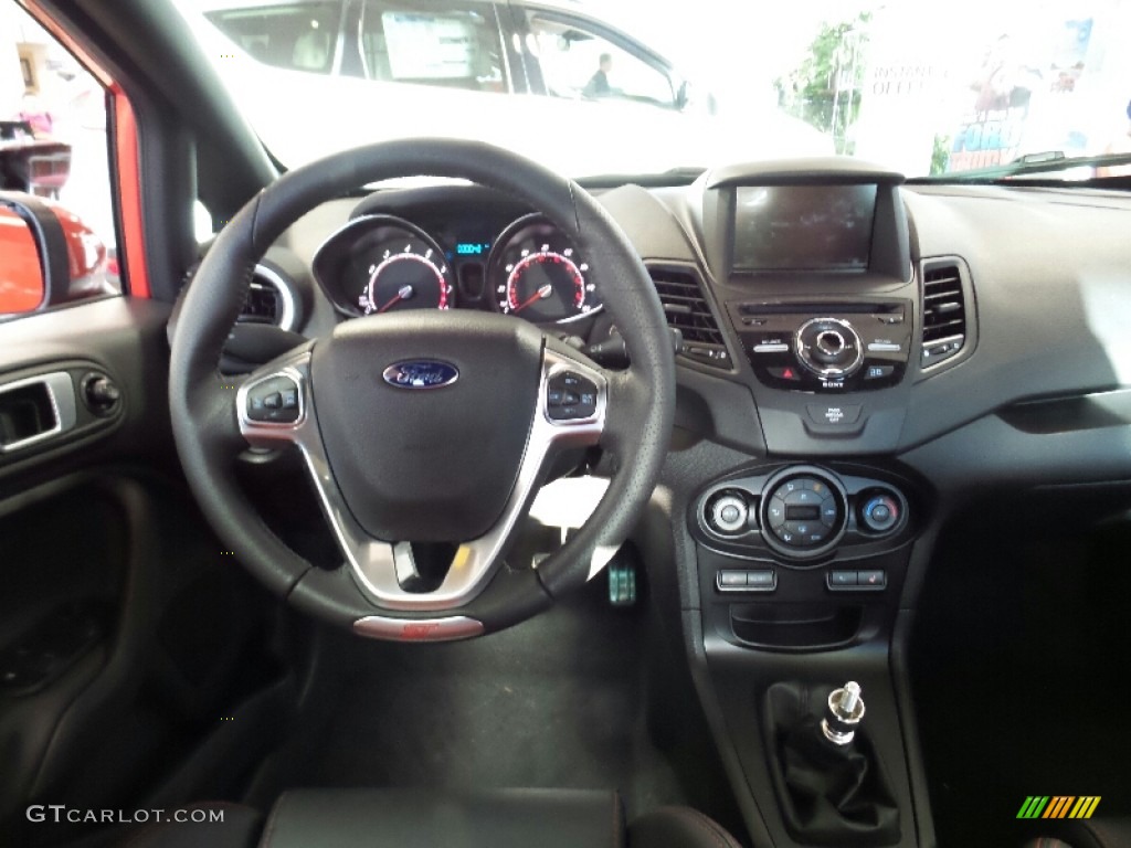 2016 Fiesta ST Hatchback - Molten Orange Metallic Tri-coat / ST Recaro Molten Orange photo #8