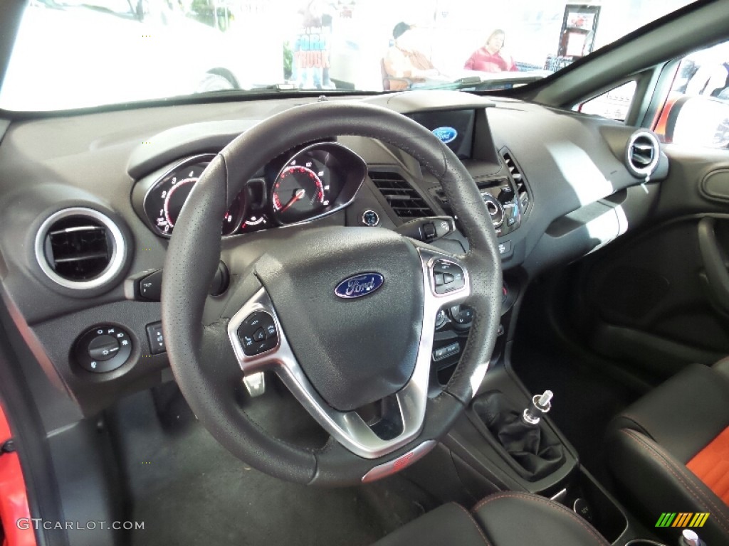 2016 Fiesta ST Hatchback - Molten Orange Metallic Tri-coat / ST Recaro Molten Orange photo #11
