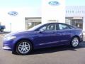 2013 Deep Impact Blue Metallic Ford Fusion SE  photo #1