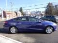 2013 Deep Impact Blue Metallic Ford Fusion SE  photo #4