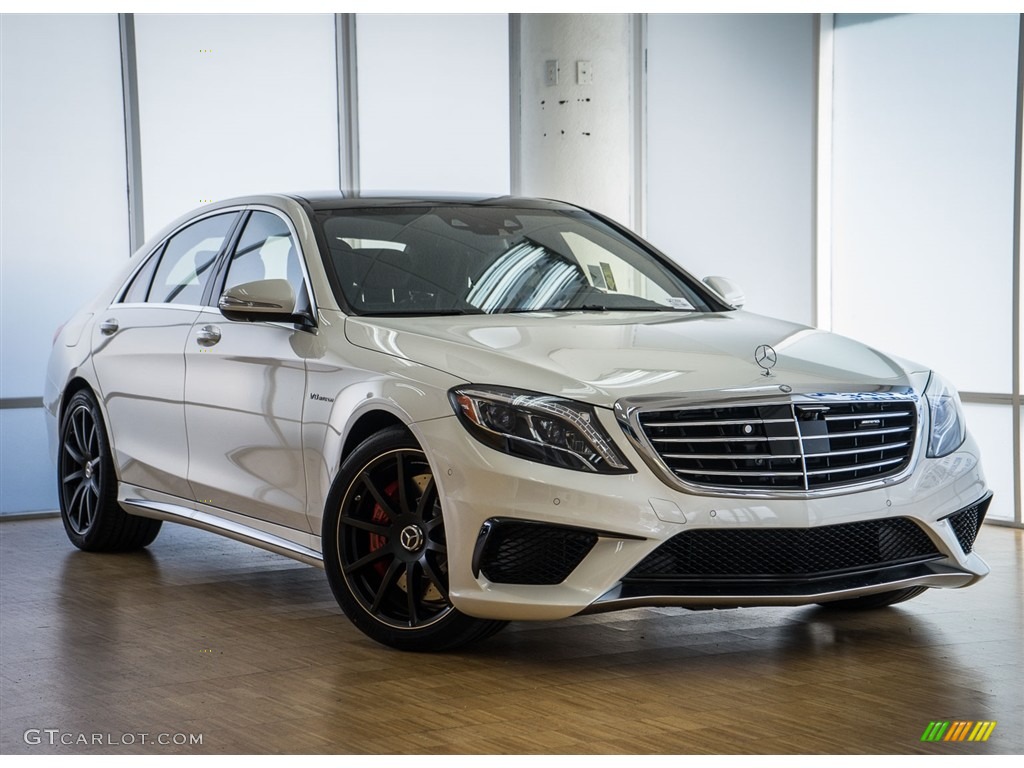 designo Diamond White Metallic 2016 Mercedes-Benz S 63 AMG 4Matic Sedan Exterior Photo #110950813