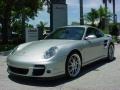 2007 Arctic Silver Metallic Porsche 911 Turbo Coupe  photo #7