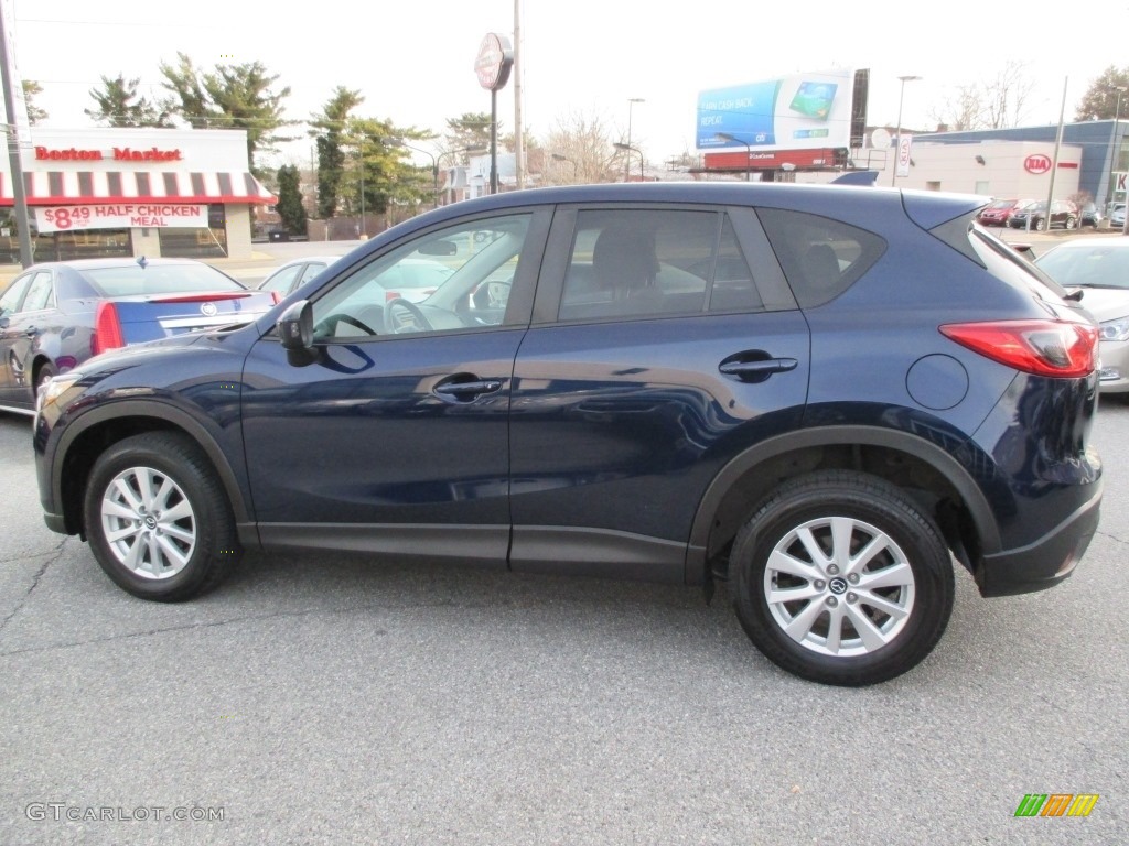 2013 CX-5 Touring - Stormy Blue Mica / Sand photo #3