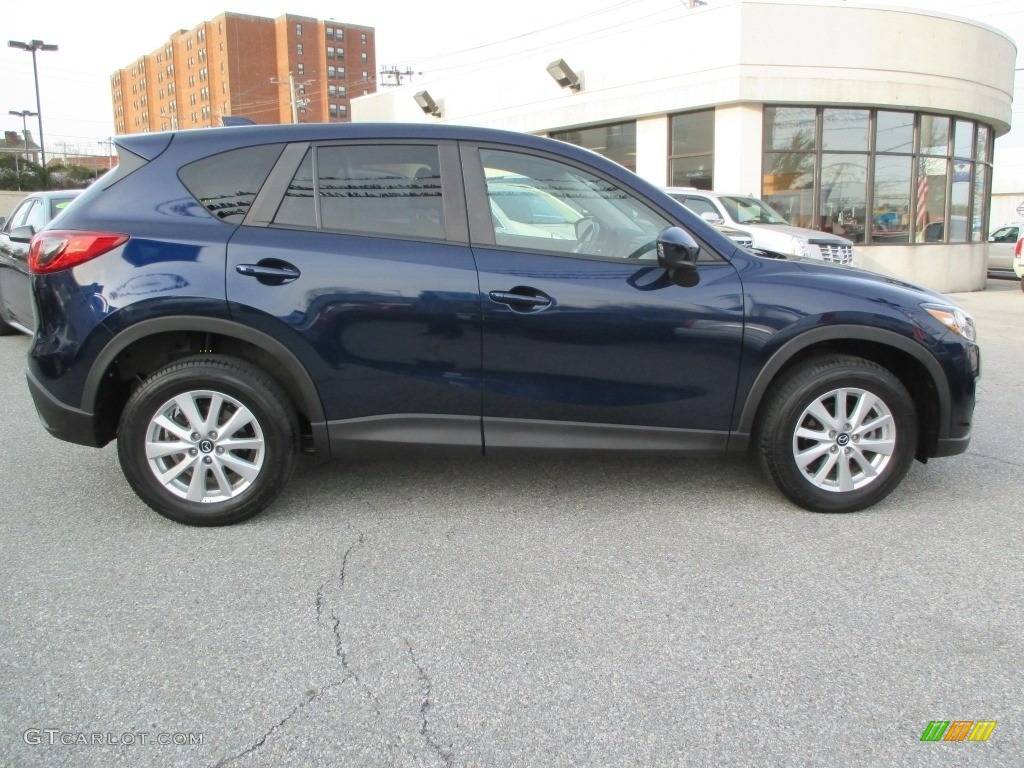 2013 CX-5 Touring - Stormy Blue Mica / Sand photo #7