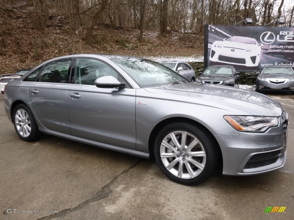 2015 A6 3.0T Prestige quattro Sedan - Quartz Gray Metallic / Black photo #1