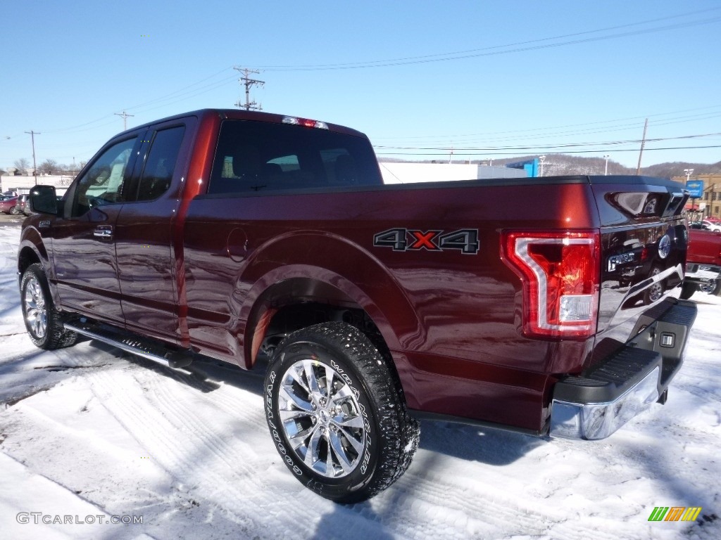 2016 F150 XLT SuperCab 4x4 - Bronze Fire / Medium Earth Gray photo #5