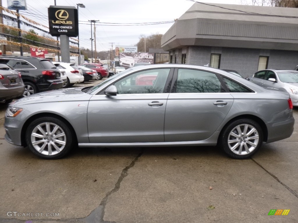 2015 A6 3.0T Prestige quattro Sedan - Quartz Gray Metallic / Black photo #4