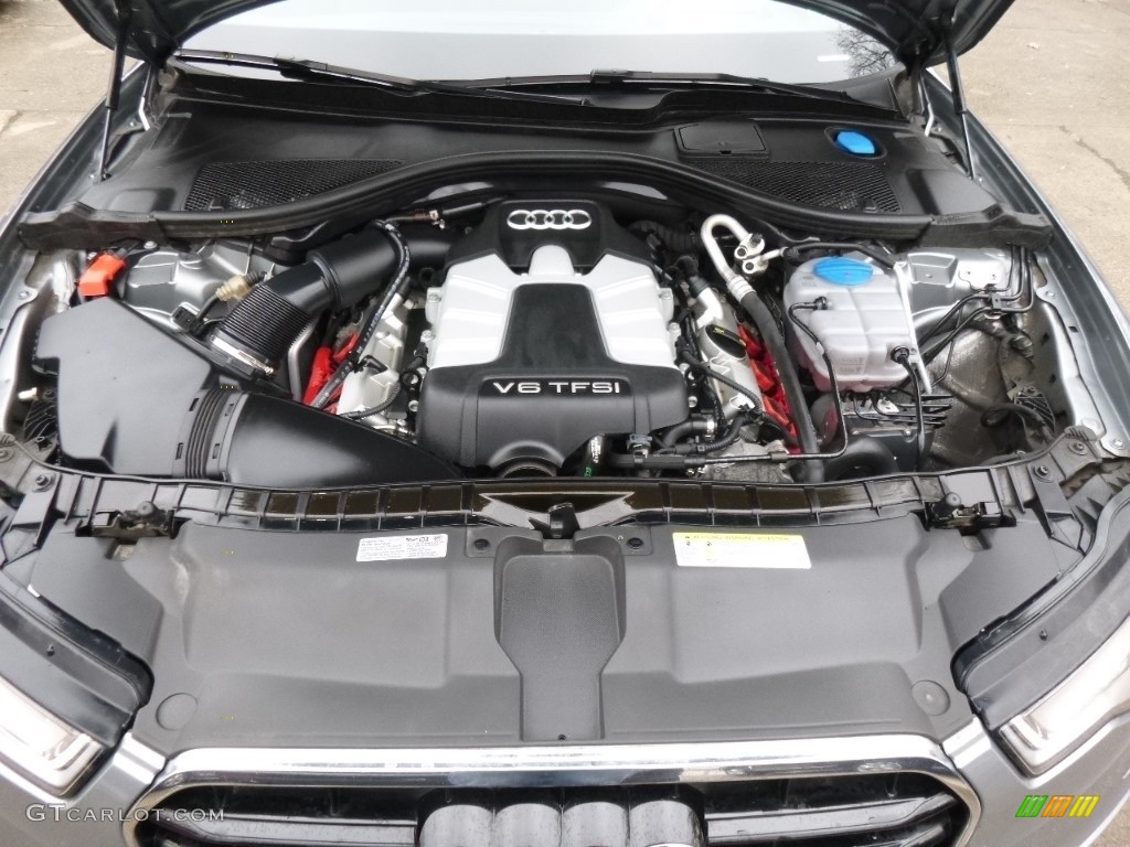 2015 A6 3.0T Prestige quattro Sedan - Quartz Gray Metallic / Black photo #12