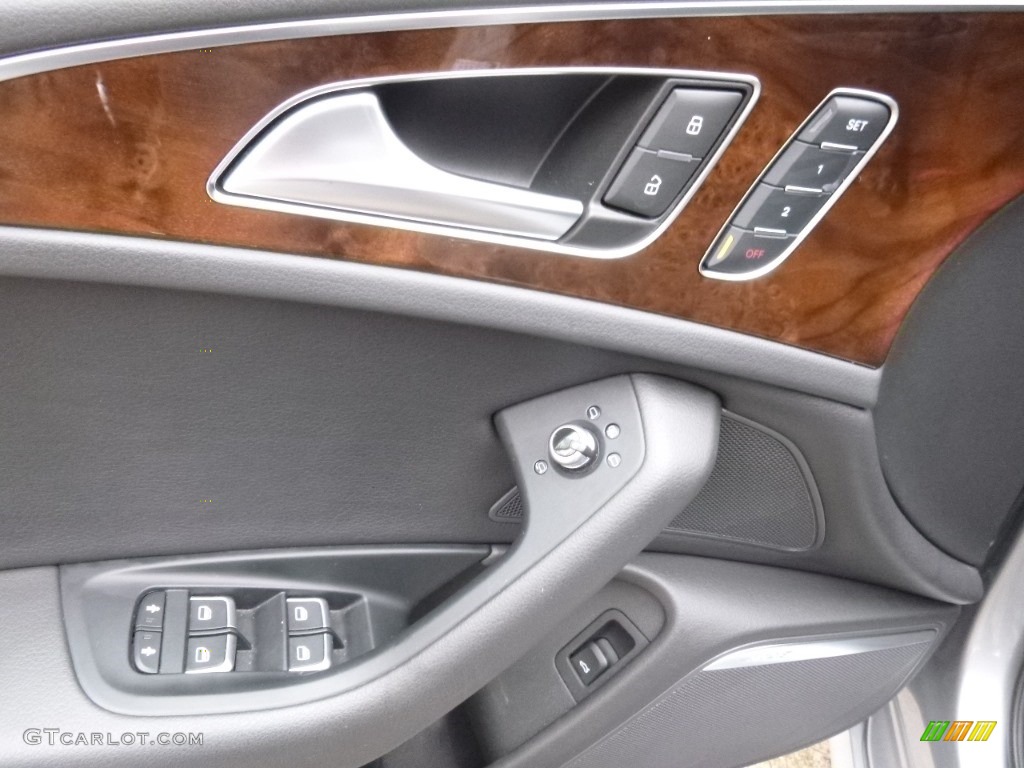 2015 A6 3.0T Prestige quattro Sedan - Quartz Gray Metallic / Black photo #14