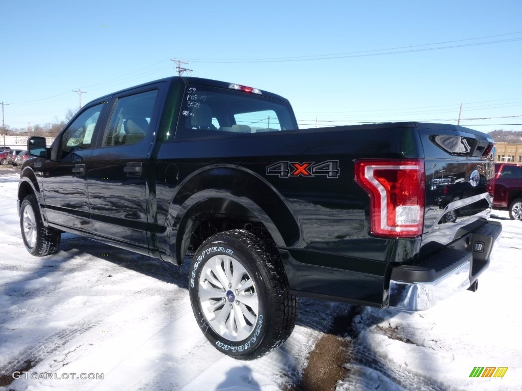 2016 F150 XL SuperCrew 4x4 - Green Gem / Medium Earth Gray photo #5