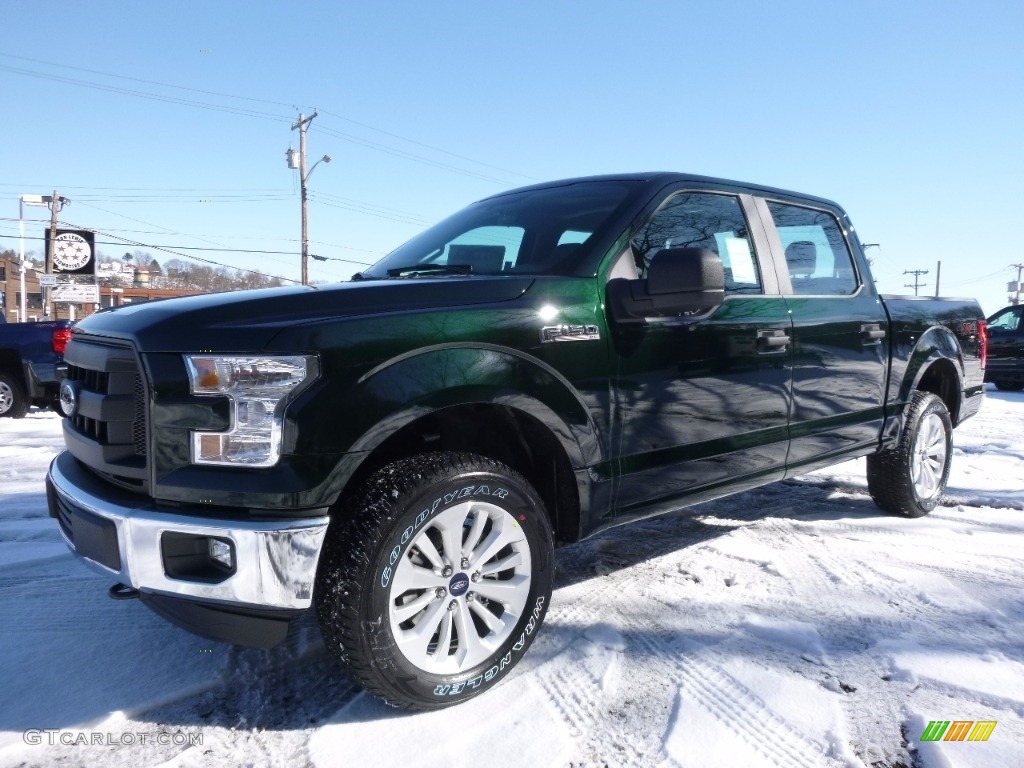 Green Gem 2016 Ford F150 XL SuperCrew 4x4 Exterior Photo #110954221