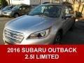 2016 Ice Silver Metallic Subaru Outback 2.5i Limited  photo #1