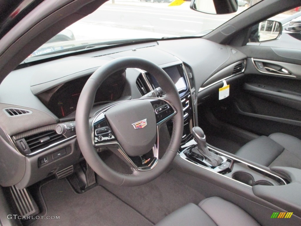 Jet Black Interior 2016 Cadillac ATS V Sedan Photo #110955132