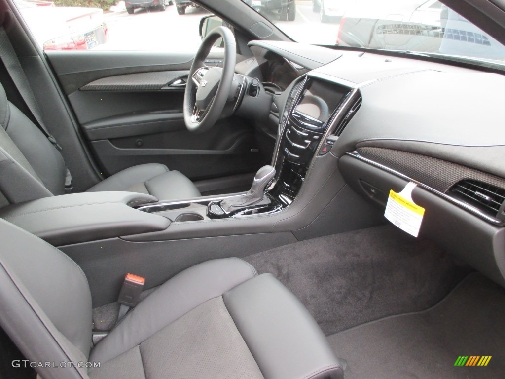 Jet Black Interior 2016 Cadillac ATS V Sedan Photo #110955220