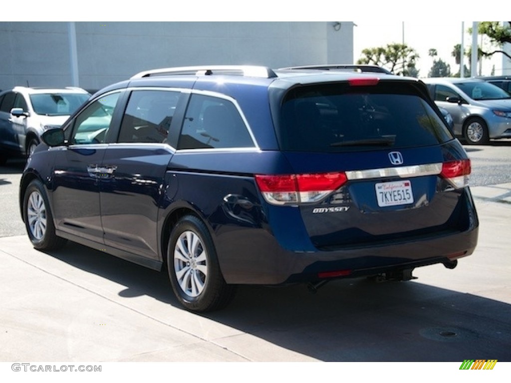 2015 Odyssey EX - Obsidian Blue Pearl / Gray photo #2