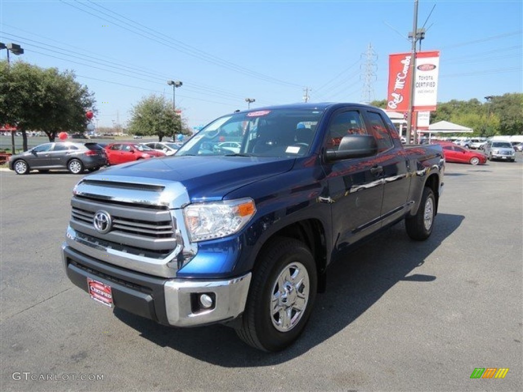 2014 Tundra SR5 Double Cab - Blue Ribbon Metallic / Graphite photo #4