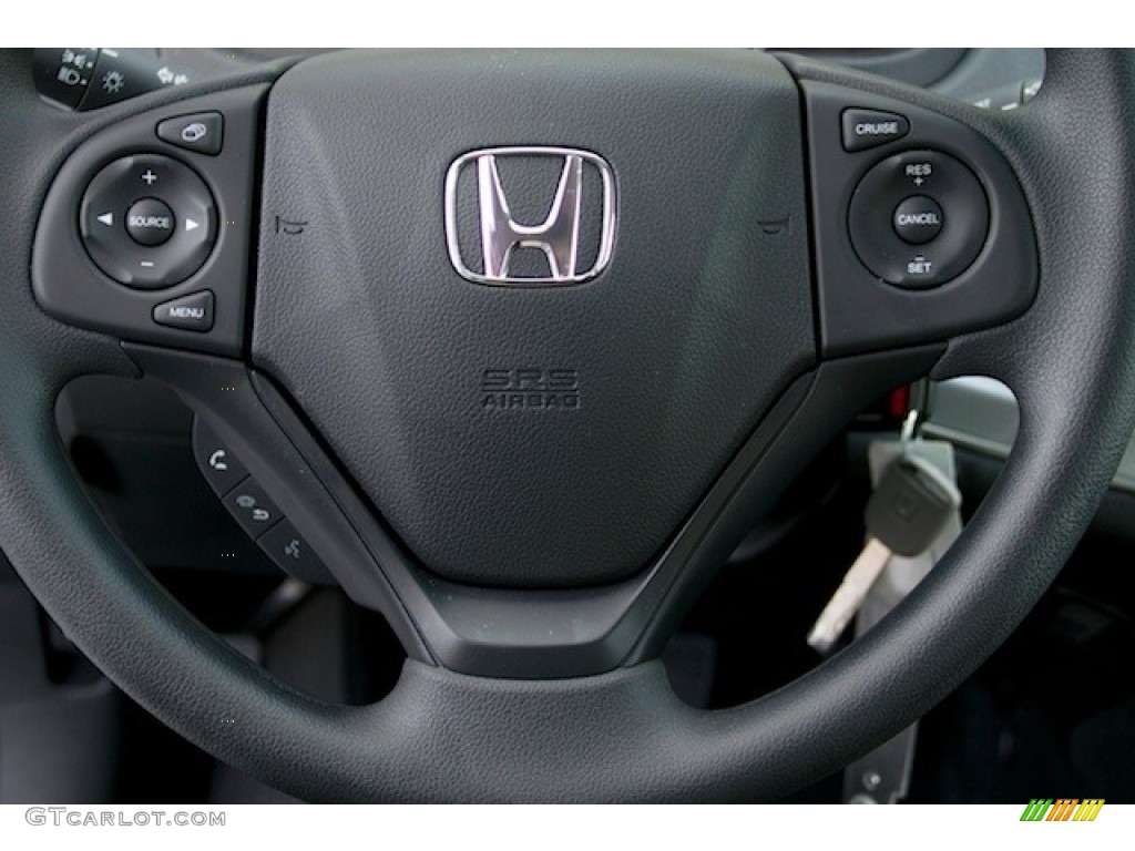 2015 CR-V LX AWD - Crystal Black Pearl / Black photo #13