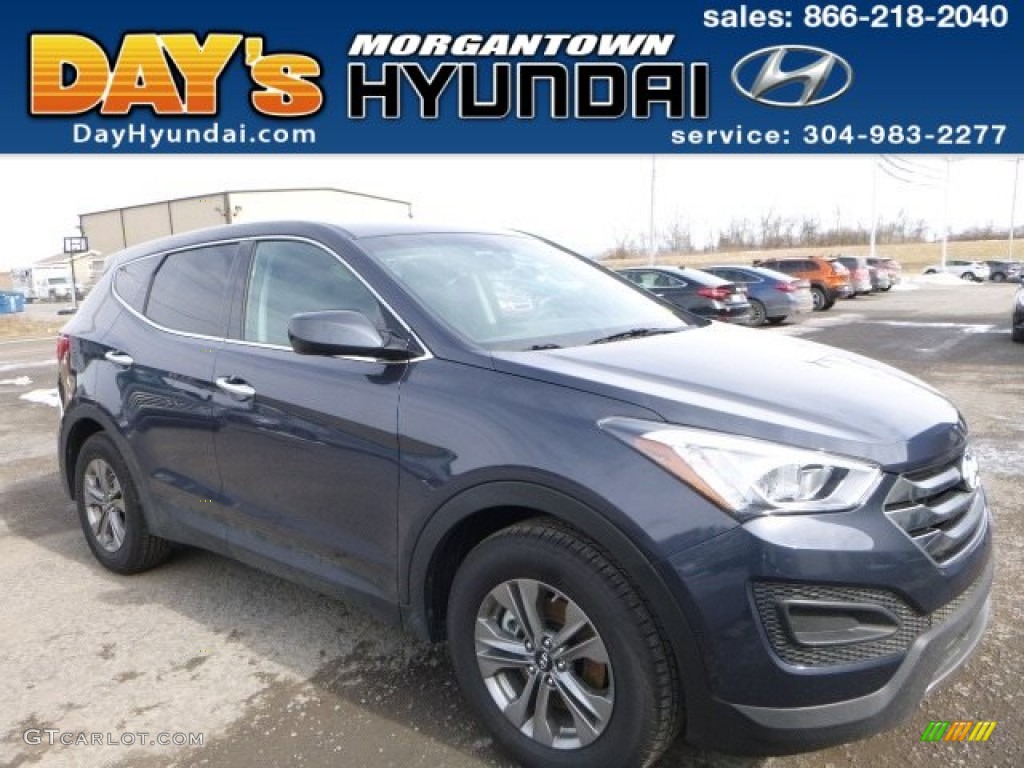 2016 Santa Fe Sport AWD - Marlin Blue / Gray photo #1