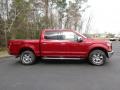 2016 Ruby Red Ford F150 Lariat SuperCrew 4x4  photo #2