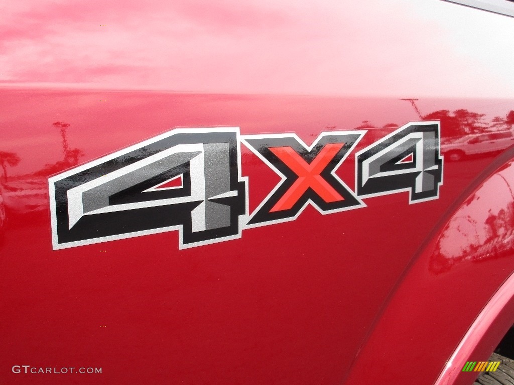 2016 F150 Lariat SuperCrew 4x4 - Ruby Red / Medium Light Camel photo #4