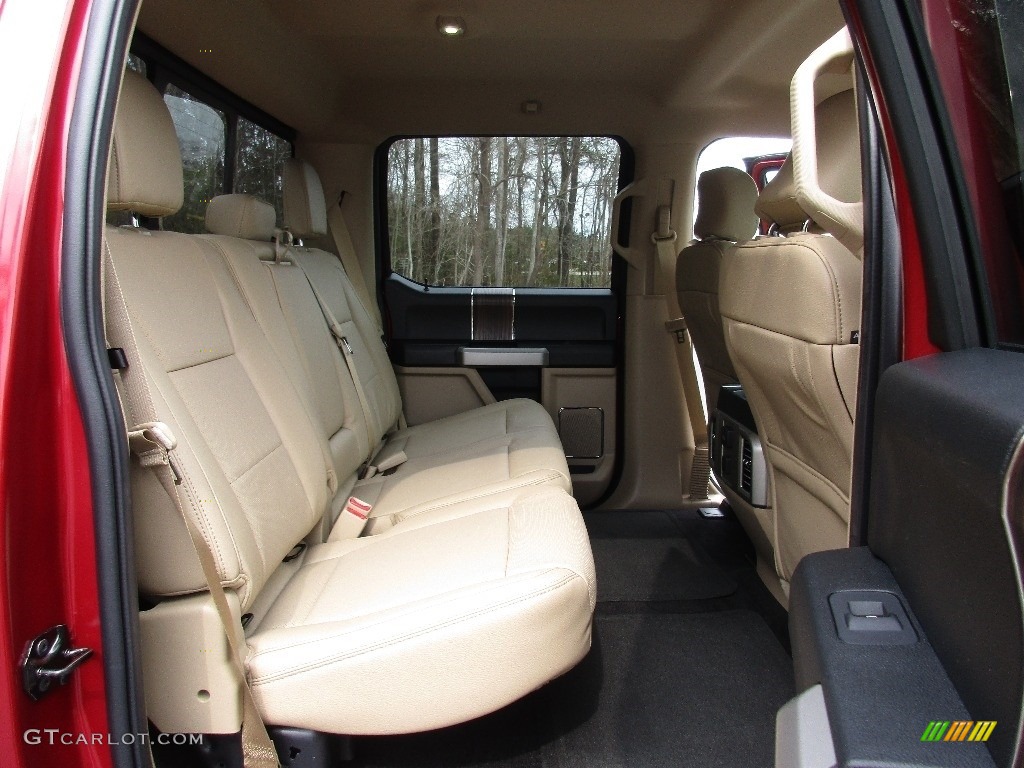 2016 F150 Lariat SuperCrew 4x4 - Ruby Red / Medium Light Camel photo #22