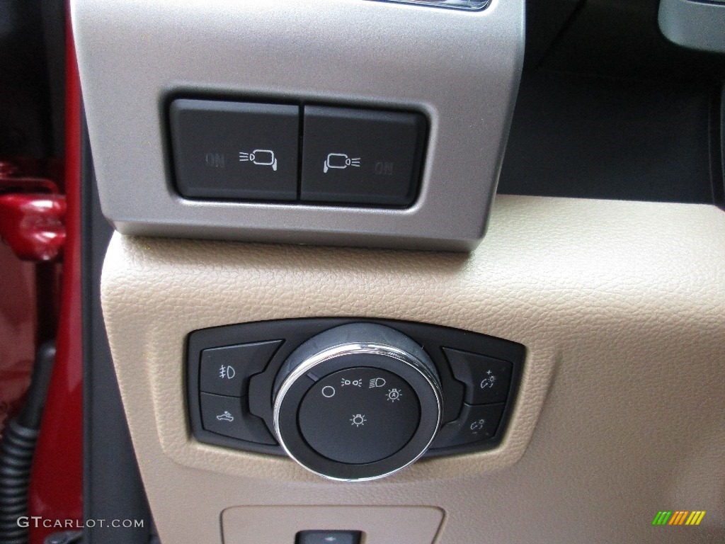 2016 F150 Lariat SuperCrew 4x4 - Ruby Red / Medium Light Camel photo #40