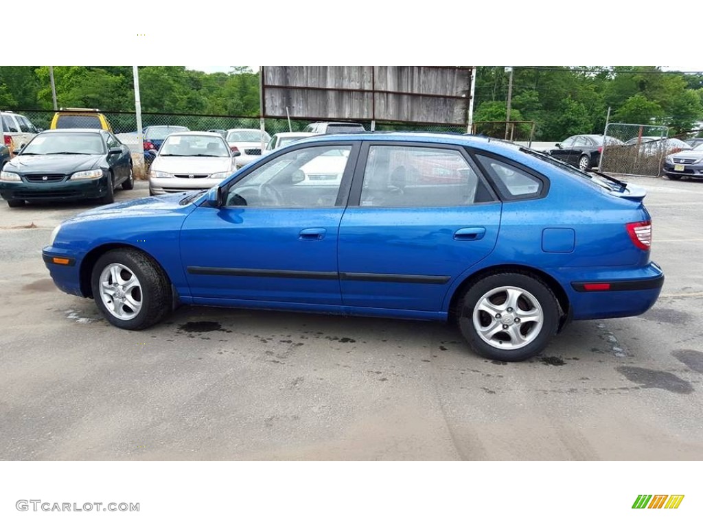 2006 Elantra GT Hatchback - Tidal Wave Blue / Gray photo #3