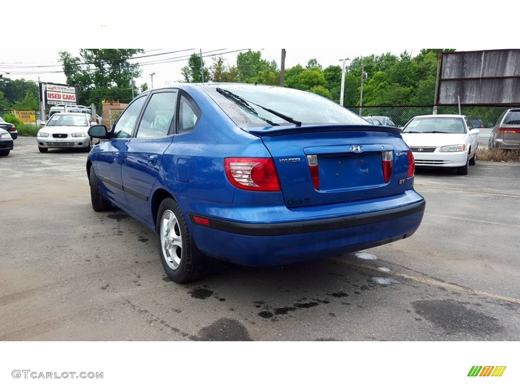 2006 Elantra GT Hatchback - Tidal Wave Blue / Gray photo #4