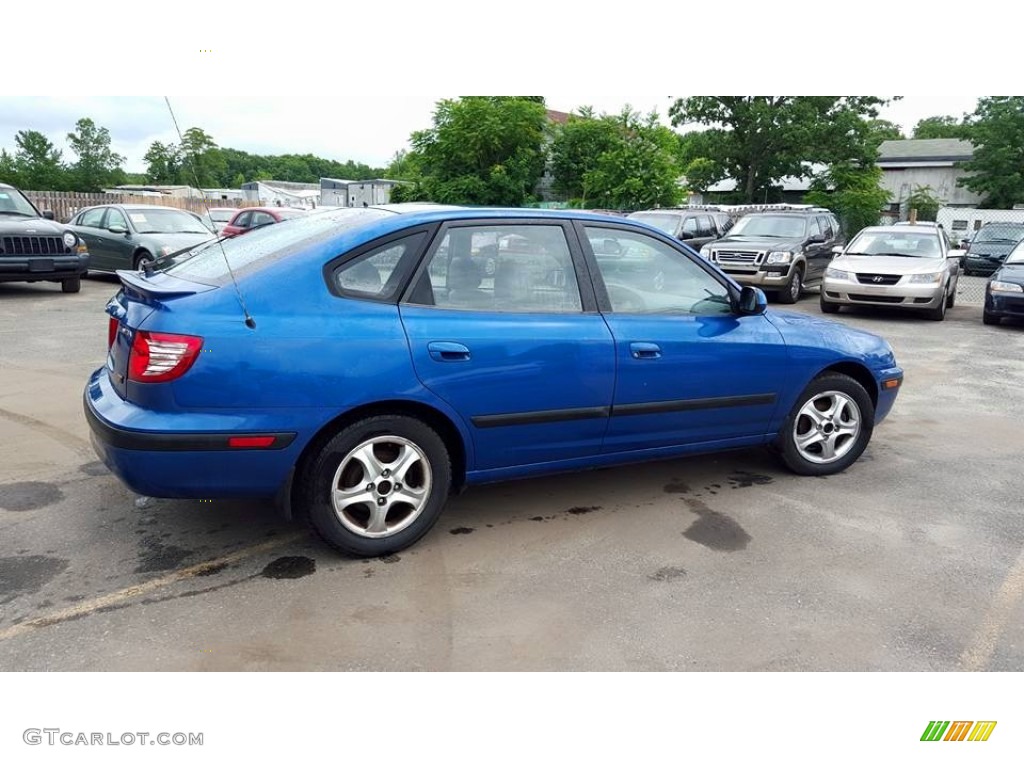 2006 Elantra GT Hatchback - Tidal Wave Blue / Gray photo #6