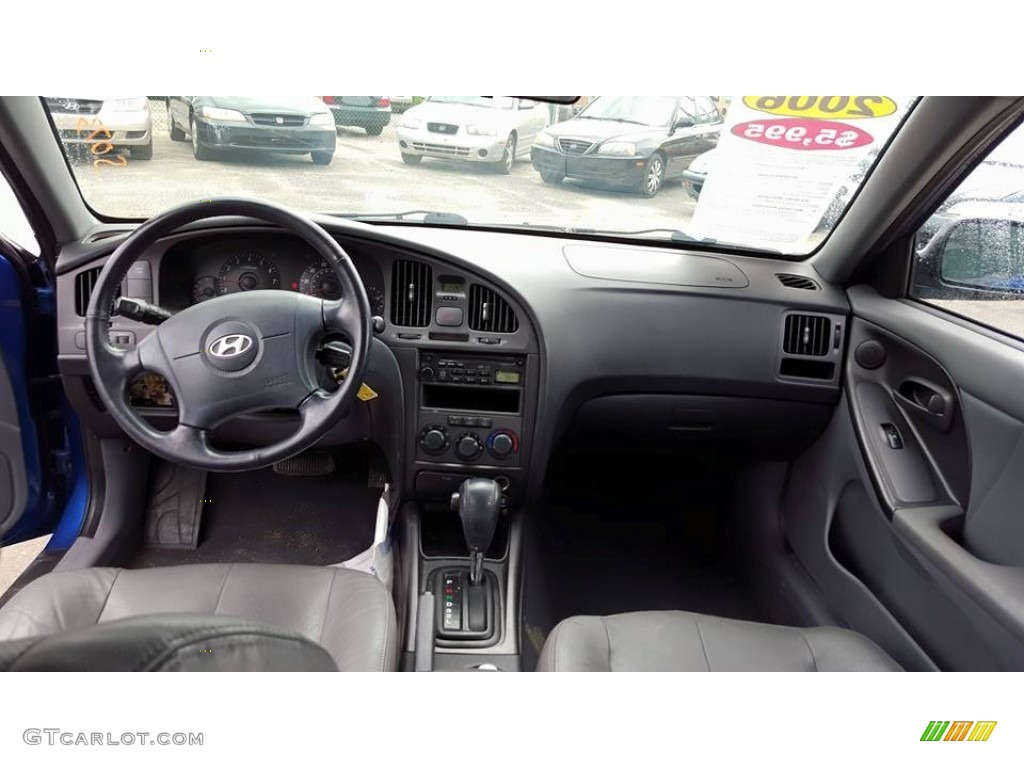 2006 Elantra GT Hatchback - Tidal Wave Blue / Gray photo #9
