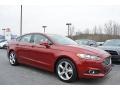 Ruby Red Metallic 2015 Ford Fusion SE Exterior