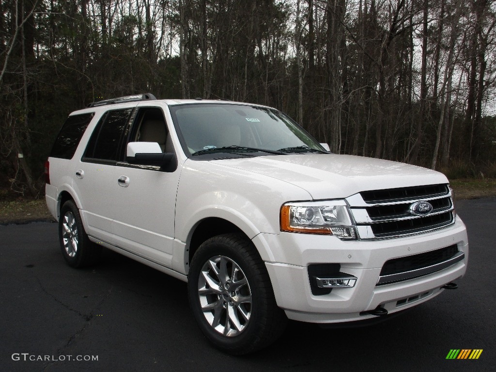 2016 Expedition Limited 4x4 - White Platinum Metallic Tricoat / Dune photo #1