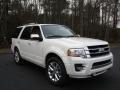 2016 White Platinum Metallic Tricoat Ford Expedition Limited 4x4  photo #1
