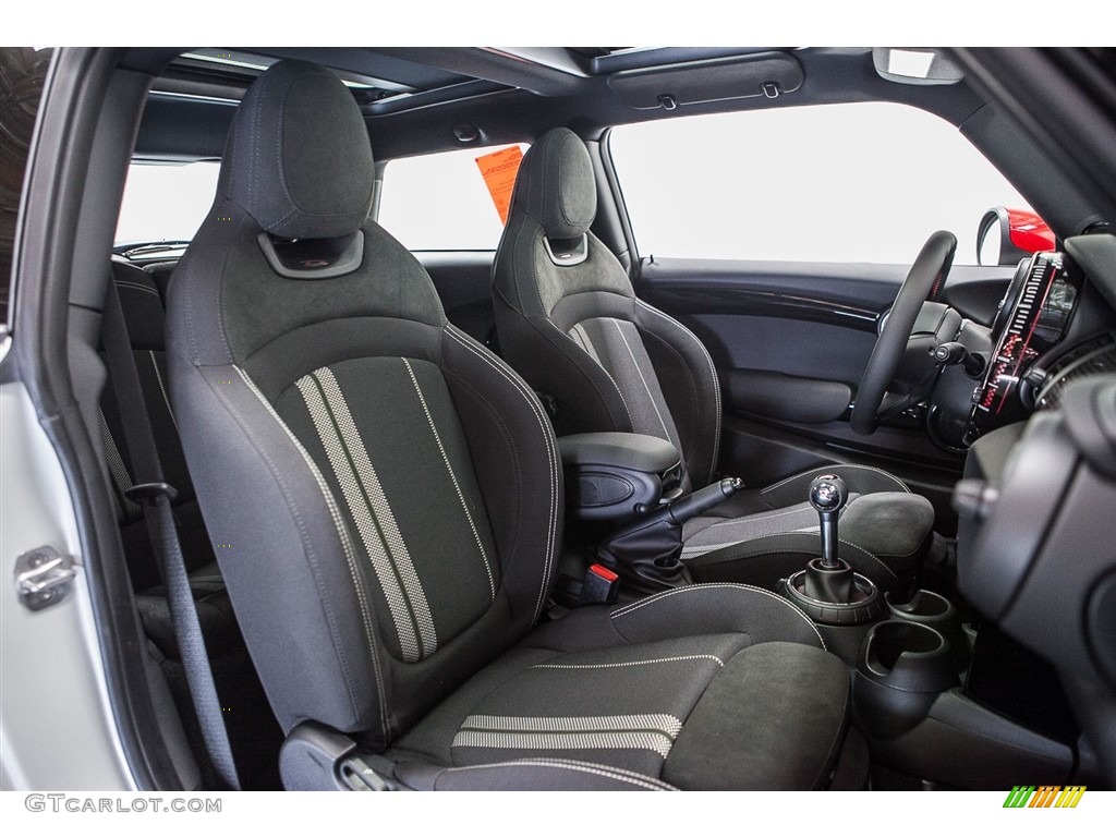 JCW Double Stripe Carbon Black/Dinamica Interior 2016 Mini Hardtop John Cooper Works 2 Door Photo #110962675