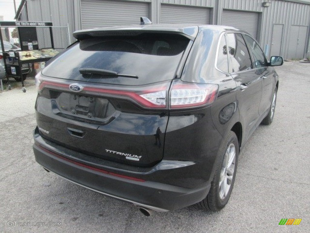 2015 Edge Titanium - Tuxedo Black Metallic / Ebony photo #9