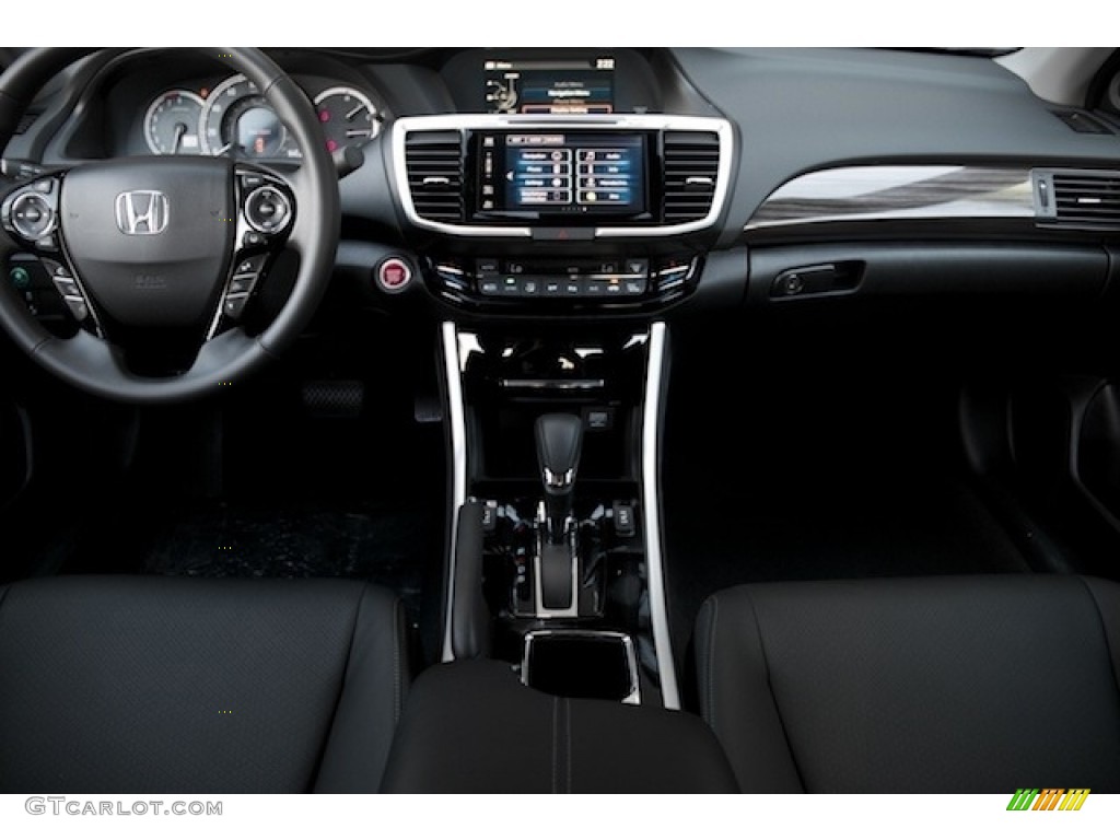 2016 Accord EX-L V6 Sedan - Crystal Black Pearl / Black photo #13