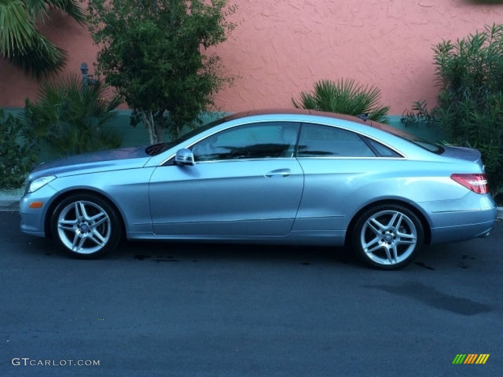Diamond Silver Metallic 2013 Mercedes-Benz E 350 Coupe Exterior Photo #110971340