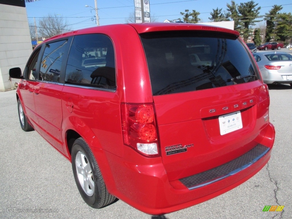 2012 Grand Caravan Crew - Redline 2 Pearl Coat / Black/Light Graystone photo #4