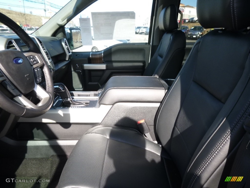 2016 F150 Lariat SuperCrew 4x4 - White Platinum / Black photo #5
