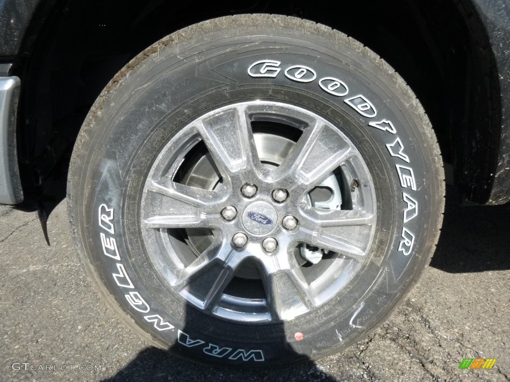 2016 F150 Lariat SuperCrew 4x4 - Shadow Black / Black photo #5