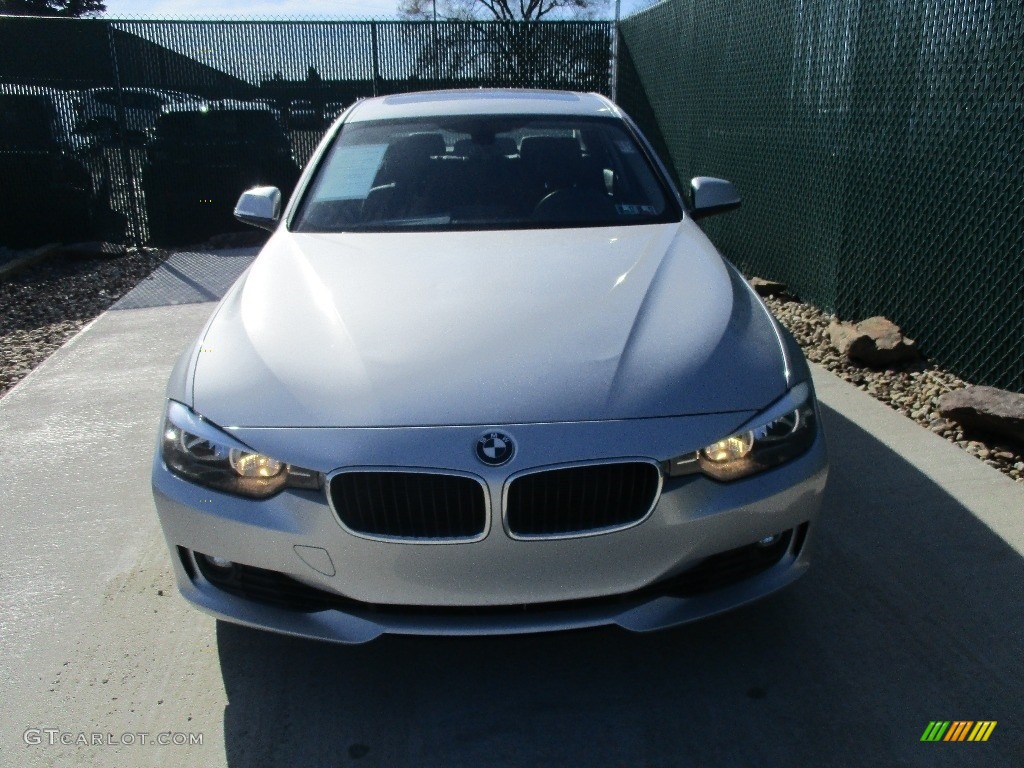 2013 3 Series 328i xDrive Sedan - Glacier Silver Metallic / Black photo #6