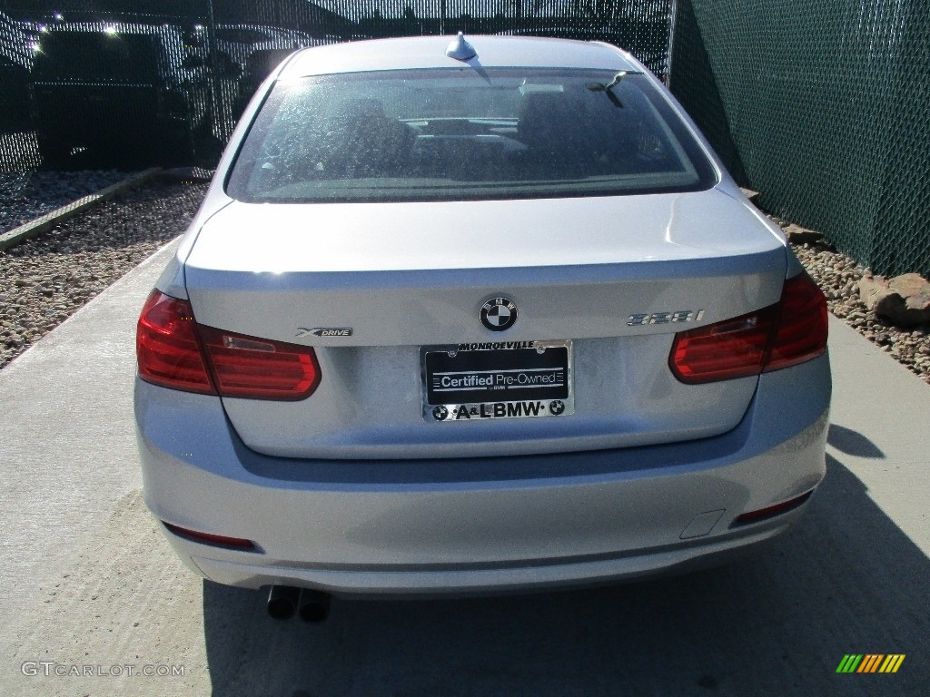 2013 3 Series 328i xDrive Sedan - Glacier Silver Metallic / Black photo #9