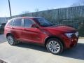 2016 Melbourne Red Metallic BMW X3 xDrive28i  photo #1