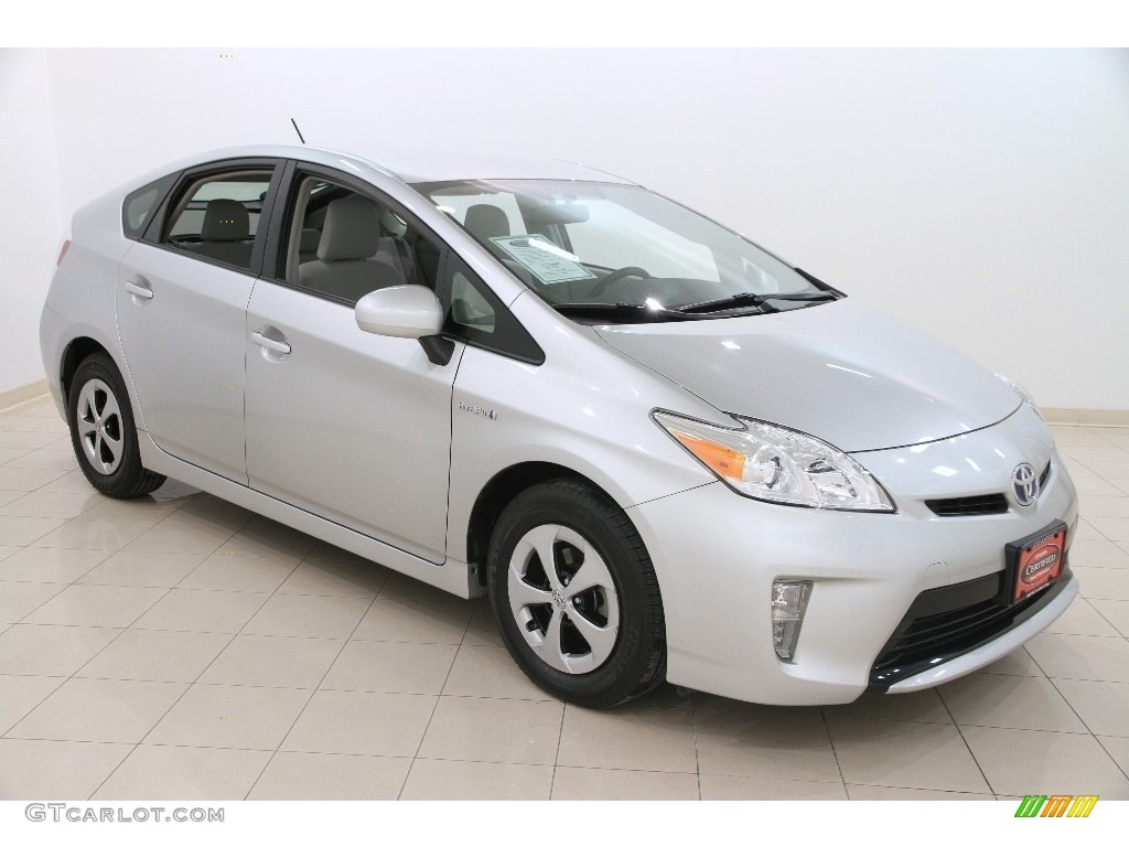 2012 Prius 3rd Gen Two Hybrid - Classic Silver Metallic / Misty Gray photo #1