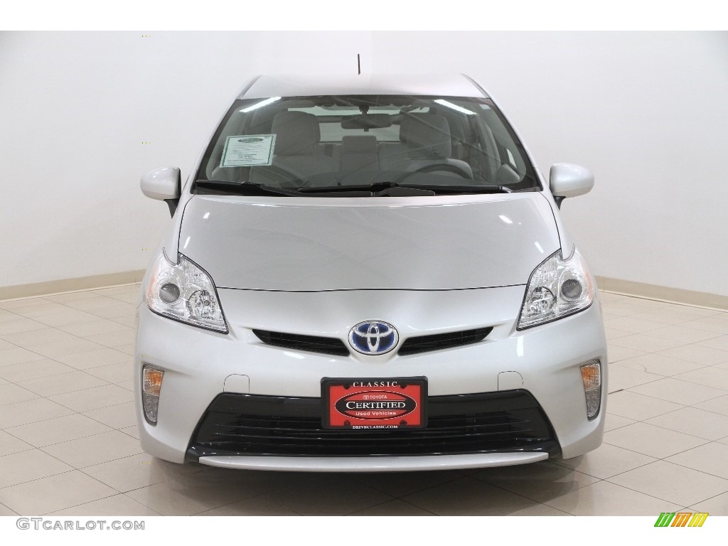 2012 Prius 3rd Gen Two Hybrid - Classic Silver Metallic / Misty Gray photo #2