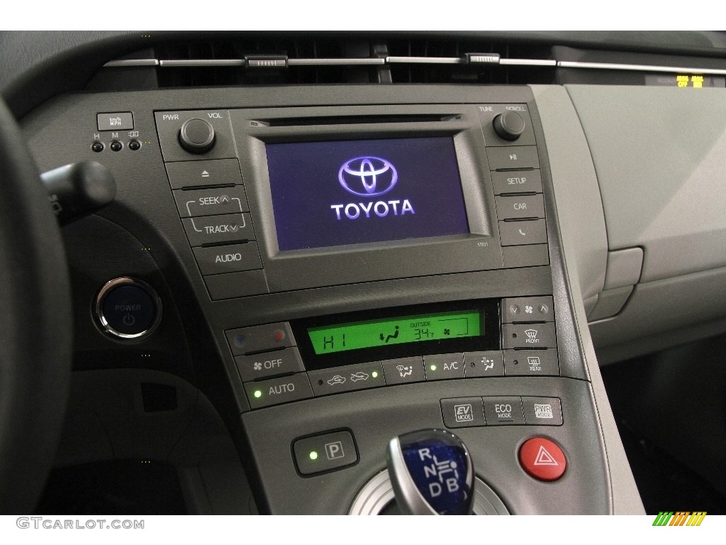 2012 Prius 3rd Gen Two Hybrid - Classic Silver Metallic / Misty Gray photo #8