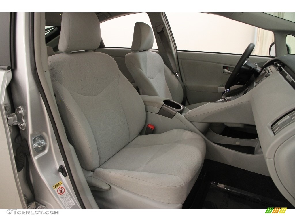 2012 Prius 3rd Gen Two Hybrid - Classic Silver Metallic / Misty Gray photo #13