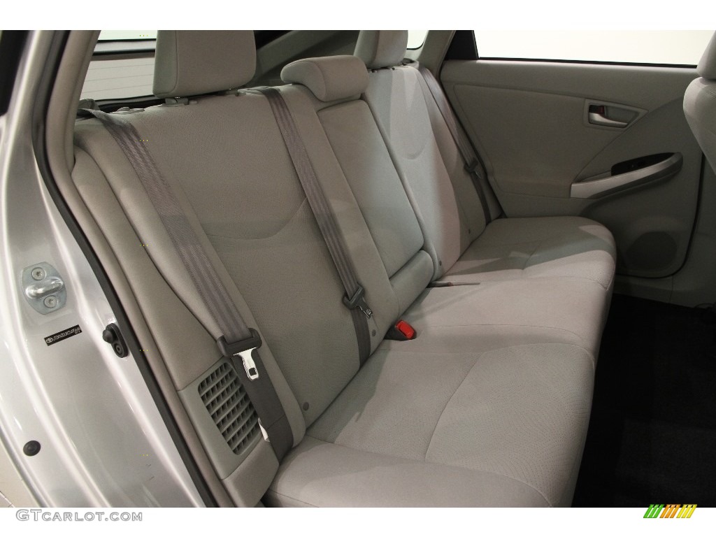 2012 Prius 3rd Gen Two Hybrid - Classic Silver Metallic / Misty Gray photo #14