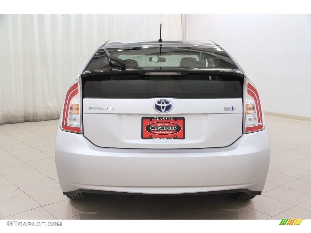 2012 Prius 3rd Gen Two Hybrid - Classic Silver Metallic / Misty Gray photo #16