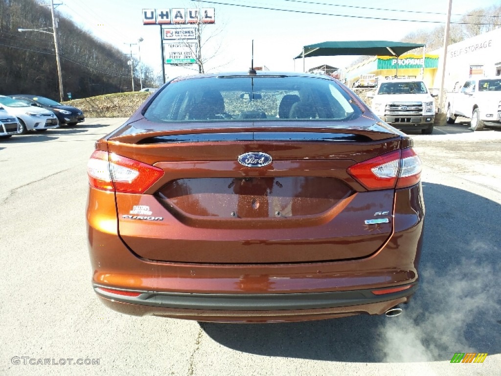 2016 Fusion SE - Bronze Fire Metallic / Charcoal Black photo #6